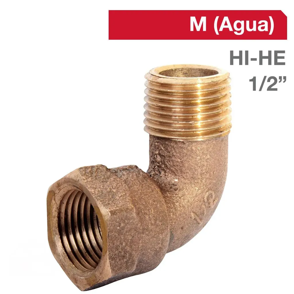 [TAUMM] CODO 1/2 HIHE BRONCE